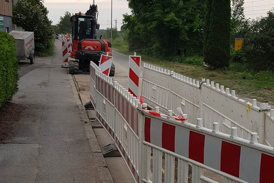 Sanierung Wasserleitung Pleinting