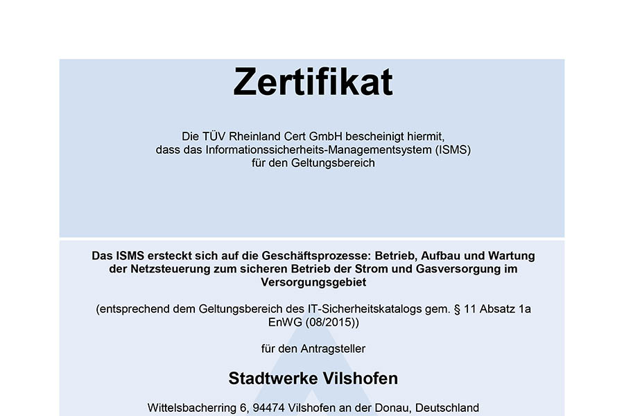 ISMS-Zertifizierung