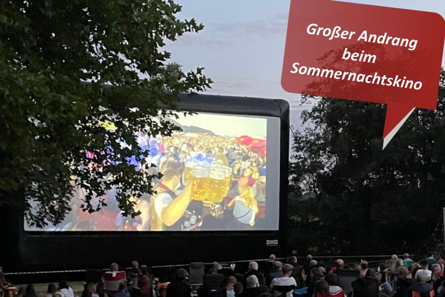 Großer Andrang beim Sommernachtskino