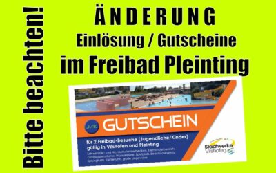 Änderung im Freibad Pleinting