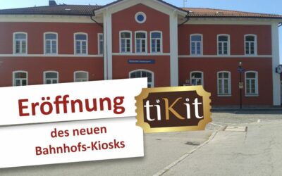 Eröffnung des neuen Cafés mit Kiosk am Bahnhof am Freitag, 12. April 2024