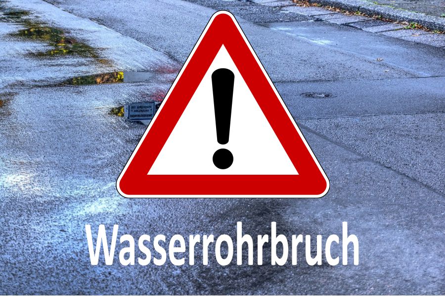 Störung der Wasserversorgung in folgendem Bereich
