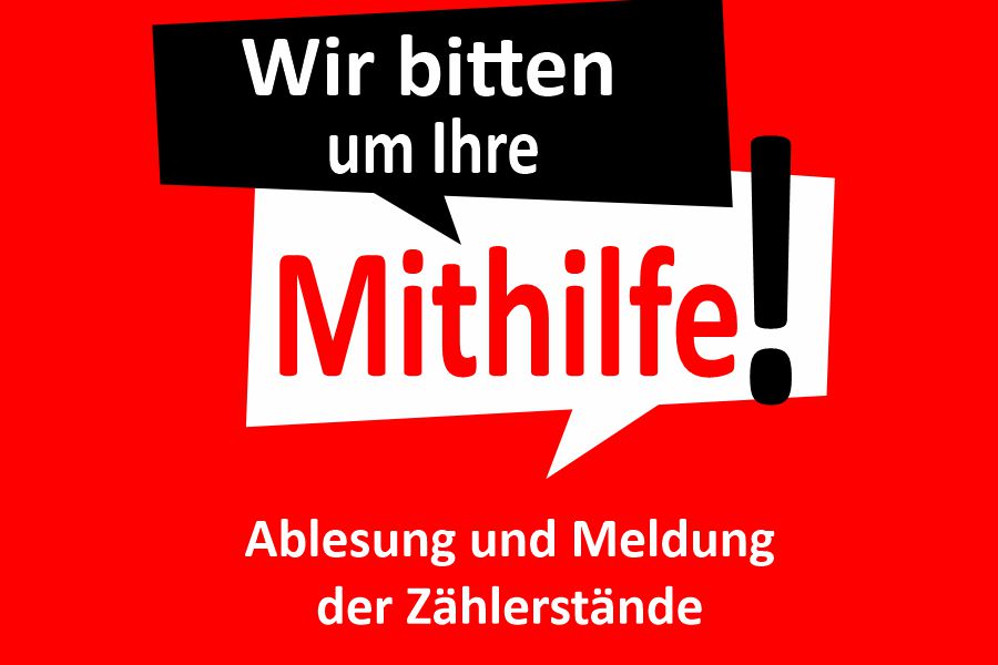 Ablesen der Zählerstände 2025