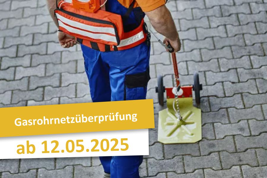 Gasrohrnetzüberprüfung