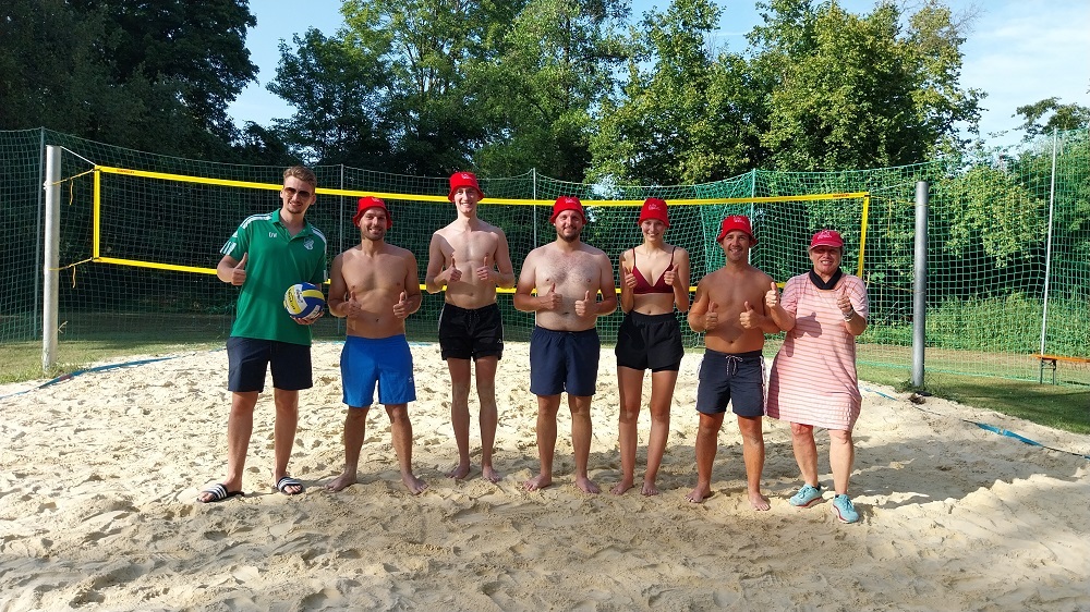 Siegermannschaft Beachvolleyballturnier – (Sieger Mannschaft Dr. Martin)